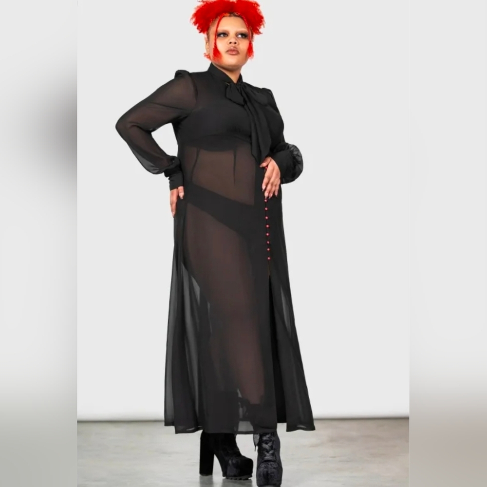 Killstar Cecile Black Maxi Dress